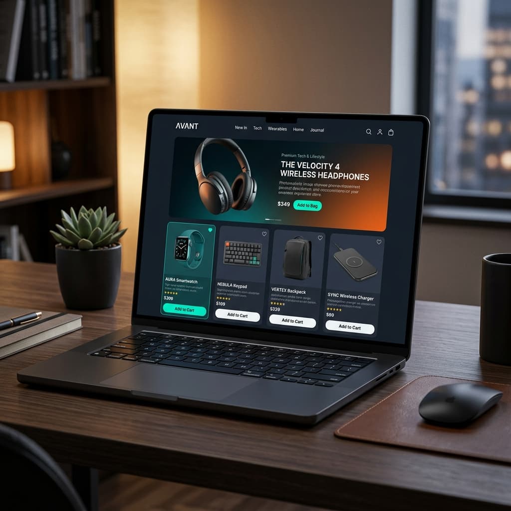 eCommerce Storefront Mockup
